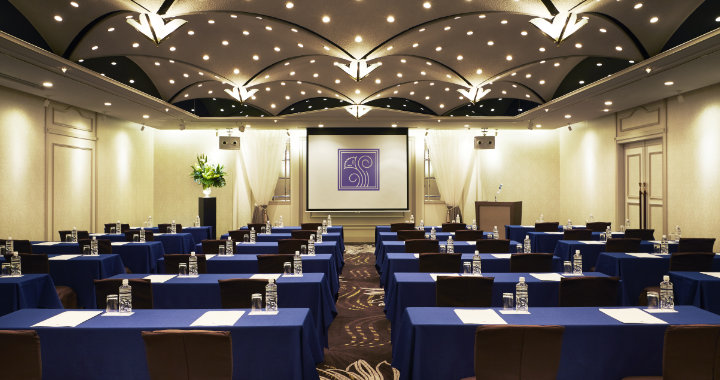 Business meeting room called 'Gekka' at Hotel Hankyu International Osaka with star ceiling