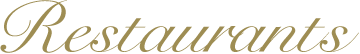 Restaurants