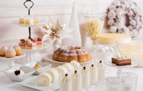 Snow White Dessert 冬のデザート 大阪 梅田 ビュッフェ カフェレストラン ナイト デイ ホテル阪急インターナショナル 阪急阪神第一ホテルグループ