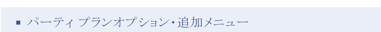 OPTION MENU オプションメニュー
