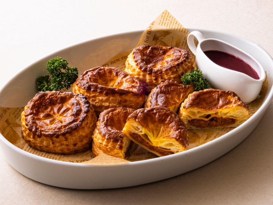 ミートパイ ラズベリーソース