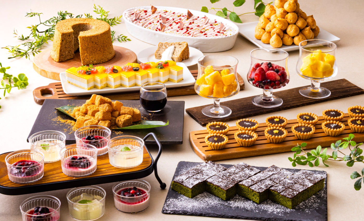 最後はデザートも充実!