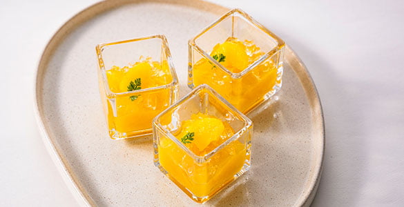 はちみつとオレンジのジュレ