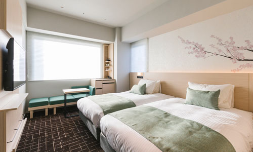 ホテル八重の翠東京　スーペリアコーナーツイン