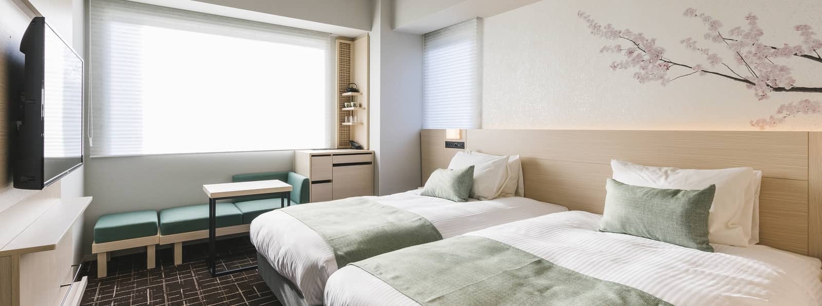 ホテル八重の翠東京　スーペリアコーナーツイン