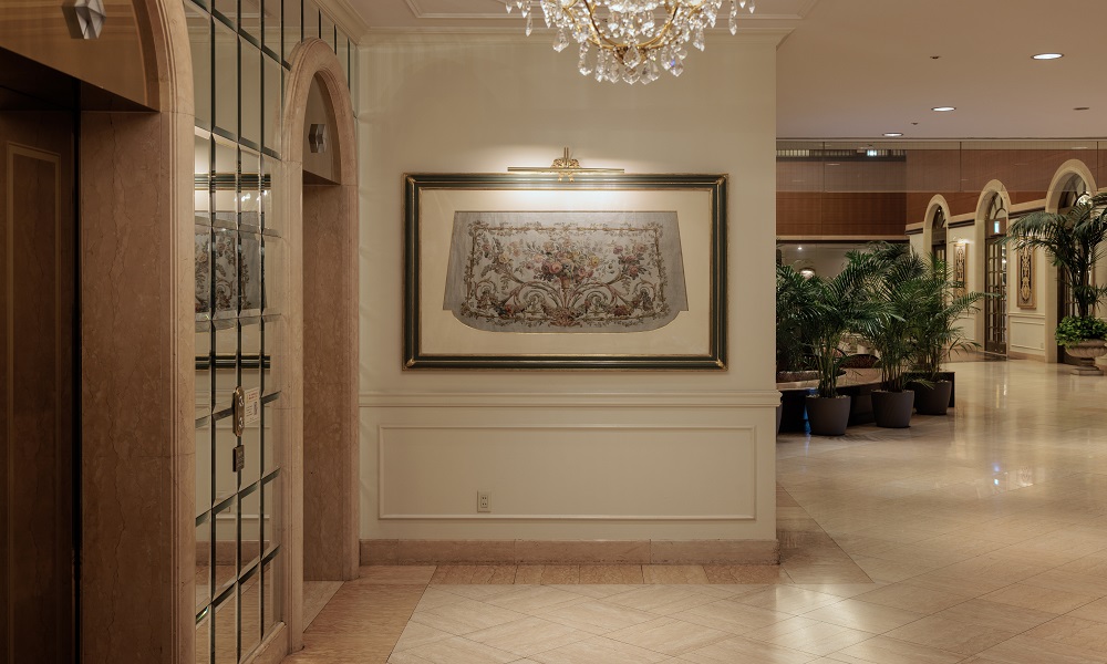 1階　エレベーターホール　タペストリーのためのカルトゥーシュ（習作）