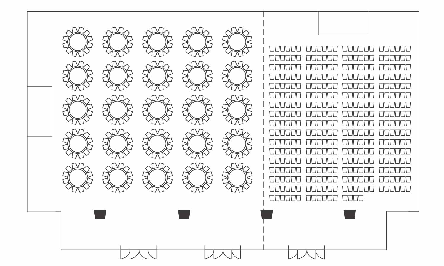 紫苑　立食＆スクール　図面