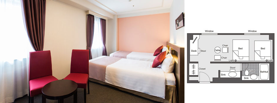 ツイン 新阪急ホテルアネックス 大阪 阪急阪神第一ホテルグループ