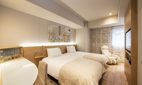 Twin | remm TOKYO-KYOBASHI | Hankyu-Hanshin-Daiichi Hotel Group | Official Website
