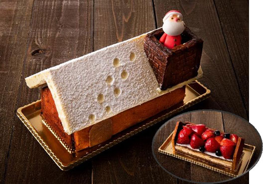 千里阪急ホテル・ホテル阪急エキスポパーク 【クリスマスケーキ詳細】「Merry House～楽しいおうち～」